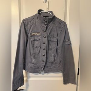 White House black market Jean Jacket size 10